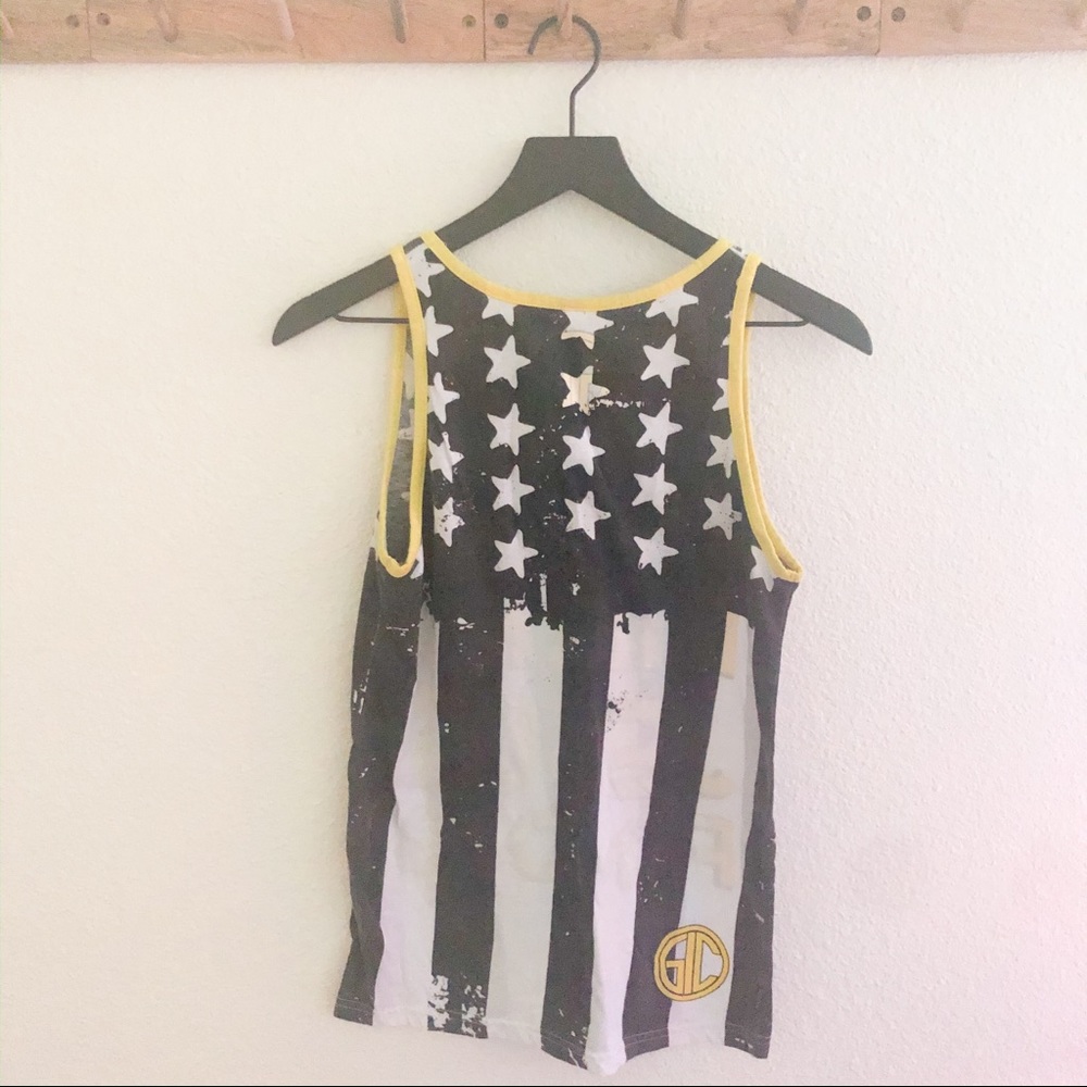 Group 1 Crew Black and Yellow Tank Top - Picture 5 of 5